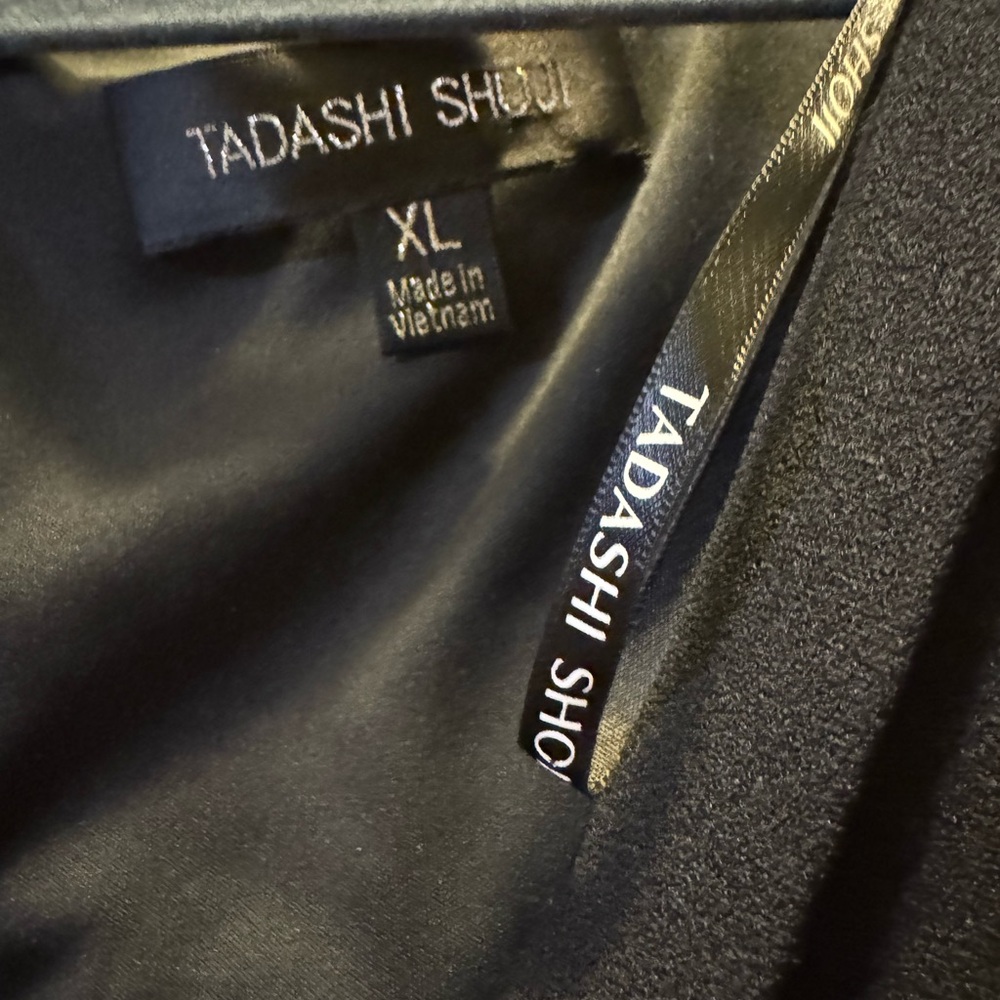 Tadashi Shoji Pleated Crepe Sheath Dress (XL) - Picture 8 of 11